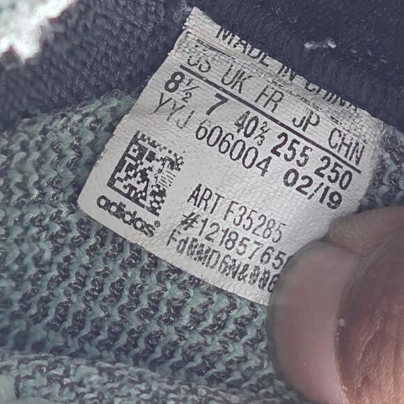 Adidas UltraBoost 19 Ice Mint Womens Size 8 Green Athletic Shoes Running Walking - Picture 9 of 13